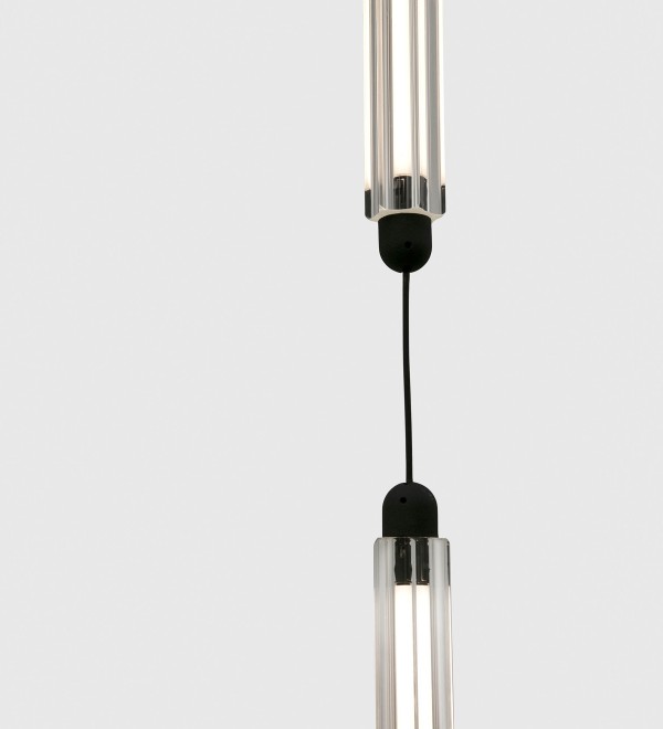Подвесной светильник LUMINA 600 2L NESO SLIM черный LED 24W 2700K