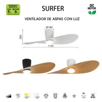 9476 Люстра потолочная-вентилятор SURFER