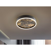 Потолочный светильник Stone CCT- черный LED 40D