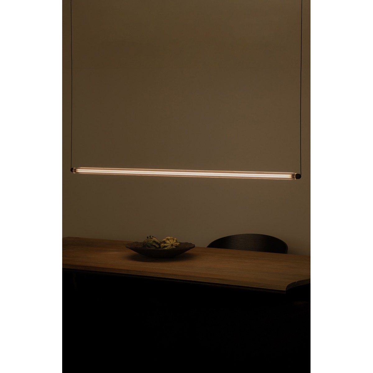 Подвесной светильник LUMINA 1200 1L COL HORIZ черный LED 24W 2200K DALI