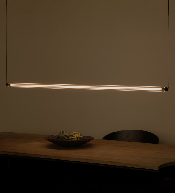 Подвесной светильник LUMINA 1200 1L COL HORIZ черный LED 24W 2200K DALI