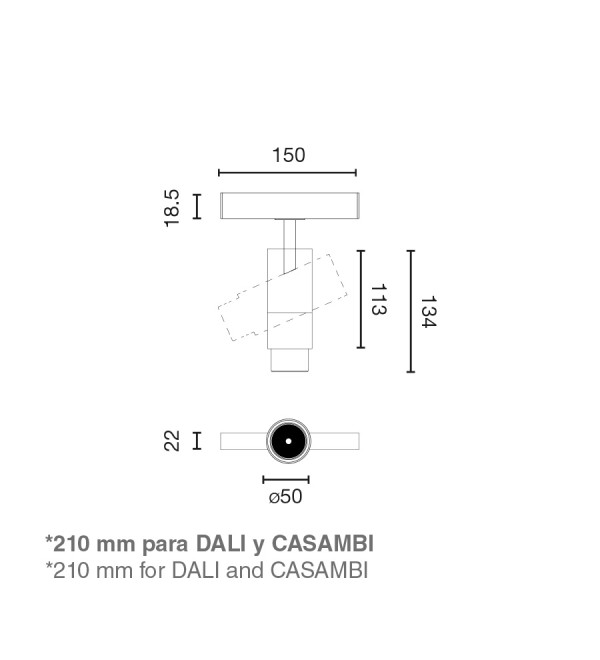 Встраиваемый светильник NESO SLIM LINSE ZOOM 20W черный 20є-50є 4000K THRIVE D
