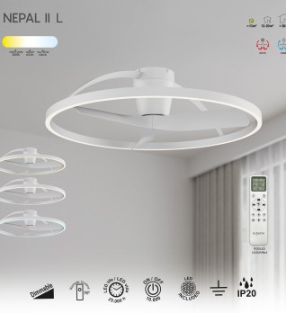 9485 Люстра потолочная-вентилятор NEPAL II