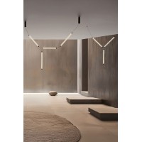 Подвесной светильник LUMINA 600 3L COL EMP SM CURV черный LED 36W 2700K D