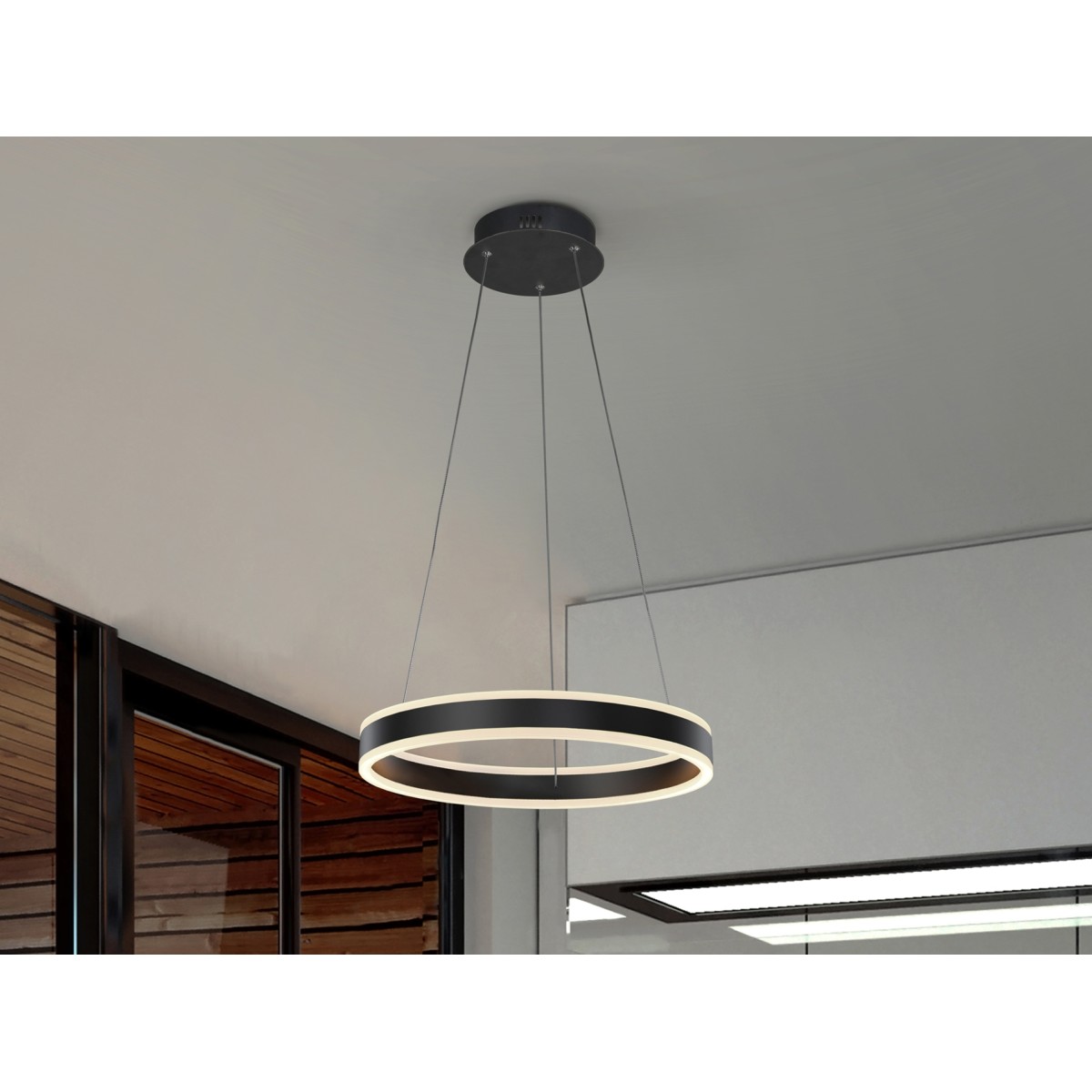 Подвесной светильник Helia Ø50 LED черный матовый