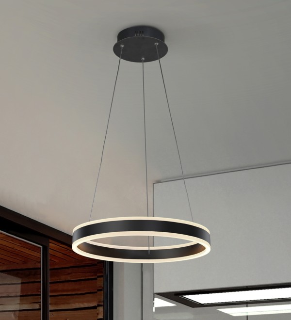 Подвесной светильник Helia Ø50 LED черный матовый