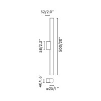 CALMA Настенный светильник древесный 7W 2700K