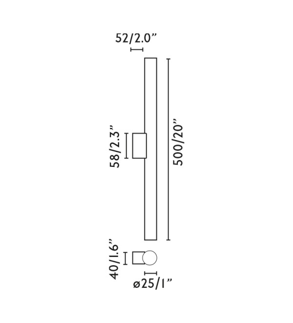CALMA Настенный светильник древесный 7W 2700K