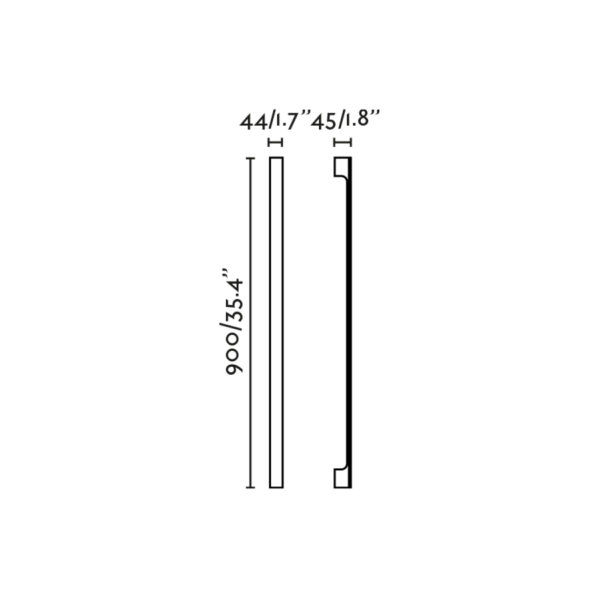 LIME 900 Уличный настенный светильник черный LED 6,8W 2700-3000-4000K
