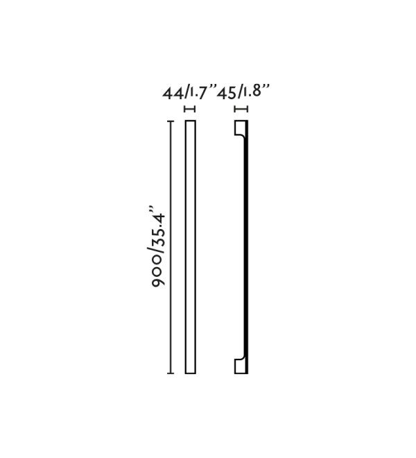 LIME 900 Уличный настенный светильник черный LED 6,8W 2700-3000-4000K