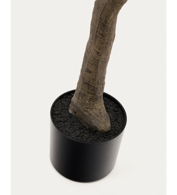 Ficus Искусственное дерево фикус в черном горшке 210 см