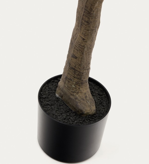 Ficus Искусственное дерево фикус в черном горшке 210 см