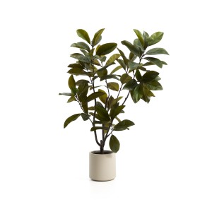 Искусственное растение Magnolia в белом горшке, 160 см