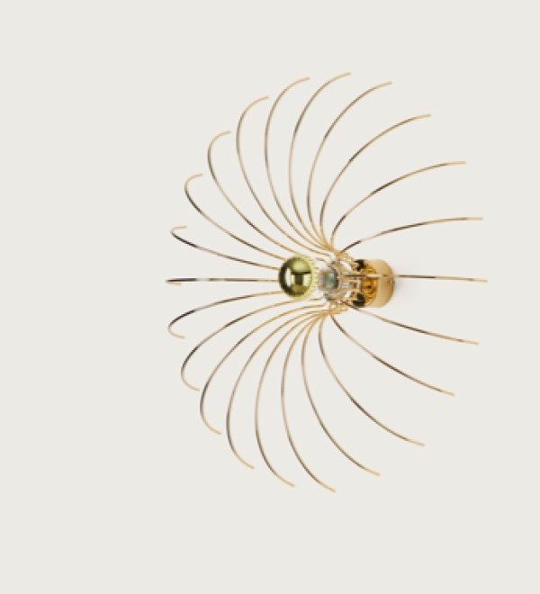 Бра Spider 52 см глянцевое золотое