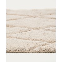 Коврик для ванной Nyana белый хлопковый 50 x 70 см