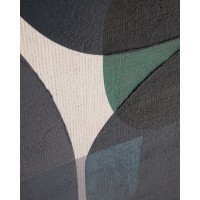 Nemsa абстрактный холст в сине-зеленых тонах 100 x 80 см