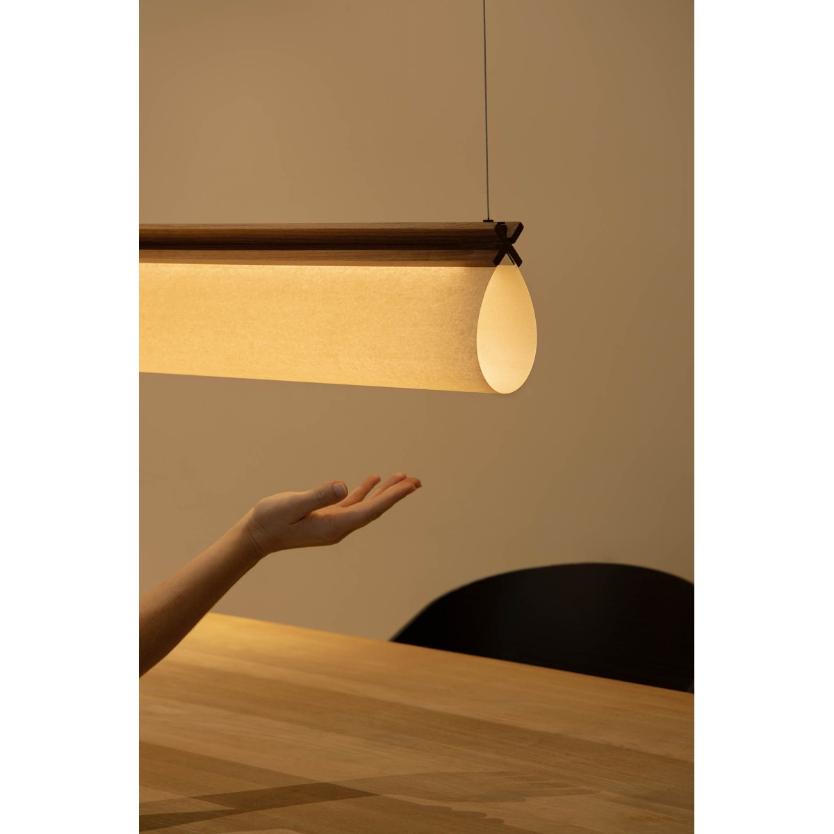CATA Подвесной светильник орех SMD LED 15W 2200K