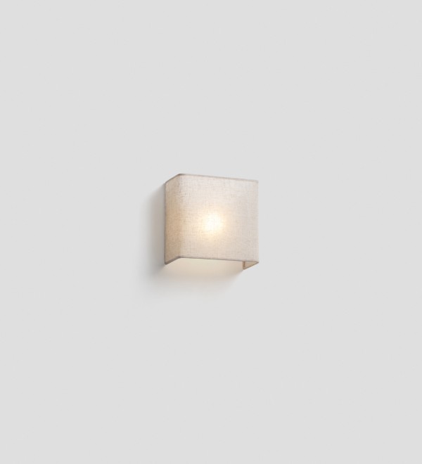 Настенный светильник Otton SQ 200 SQ из льна 200x205x108