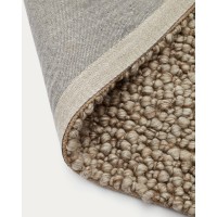 Lubrin Ковер из серой шерсти 200 x 300 см