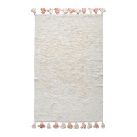 Хлопковый ковер Lillaland COLORFUL WHITE PINK 120*180