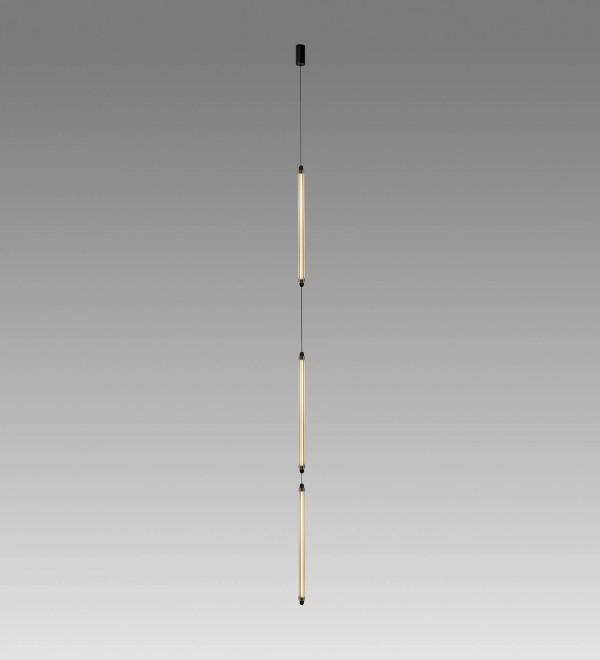 Подвесной светильник LUMINA 600 3L COLGANTE черный LED 36W 2200K