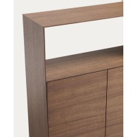 Стеллаж Visala шпон ореха 90 x 106 см