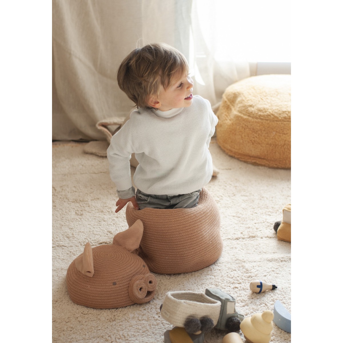 Корзина Свинка Пегги 32*30