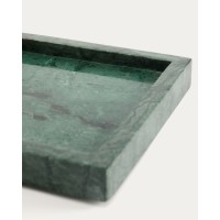 Поднос Serela из зеленого мрамора 18 x 18 см