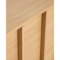 Комод Onix с отделкой из дубового шпона натурального оттенка, 150 x 80 см