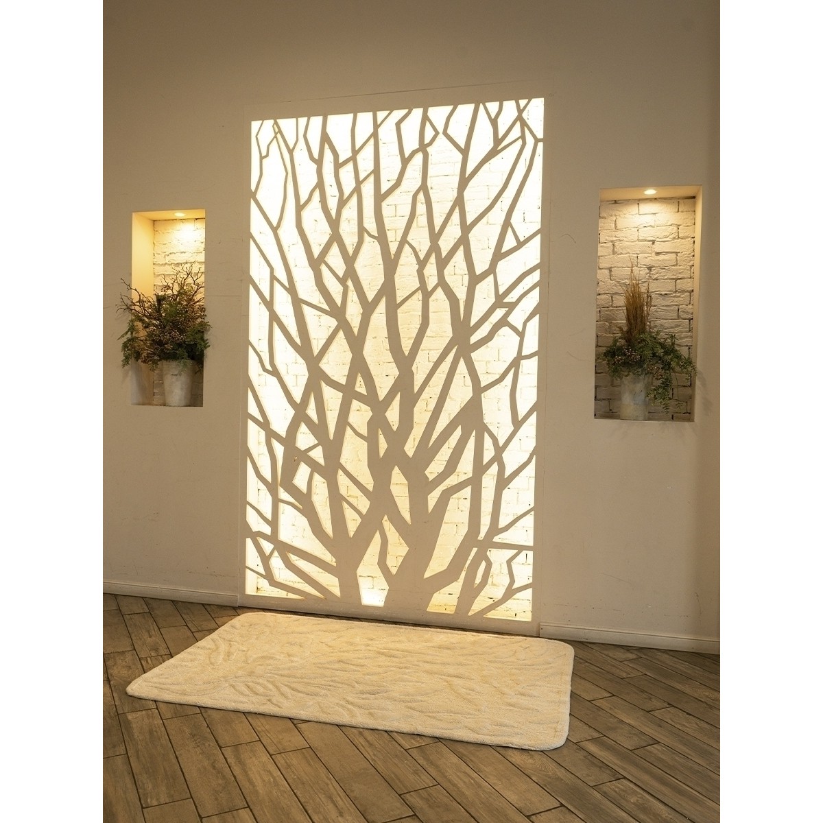 Хлопковый ковер Lillaland Sankofa natural 70*120