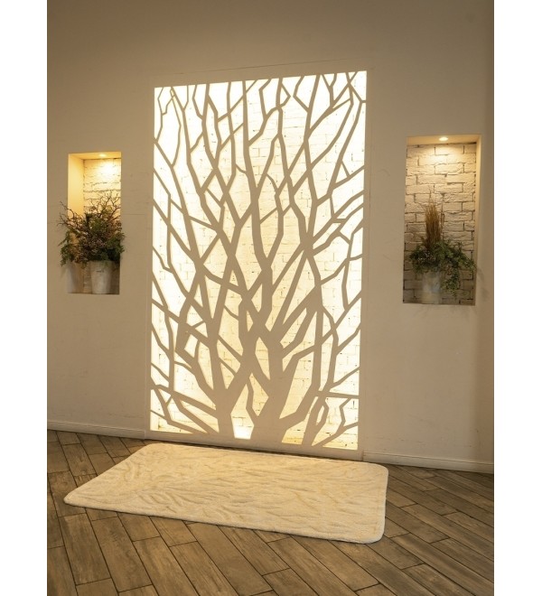 Хлопковый ковер Lillaland Sankofa natural 70*120