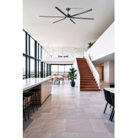 Потолочный вентилятор ROTTERDAM 25 XXL Ш2500MM черный 6P 32W LED 3000K