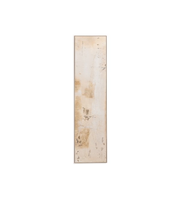 Silpa темно-бежевая абстрактная картина, 182 x 47 см