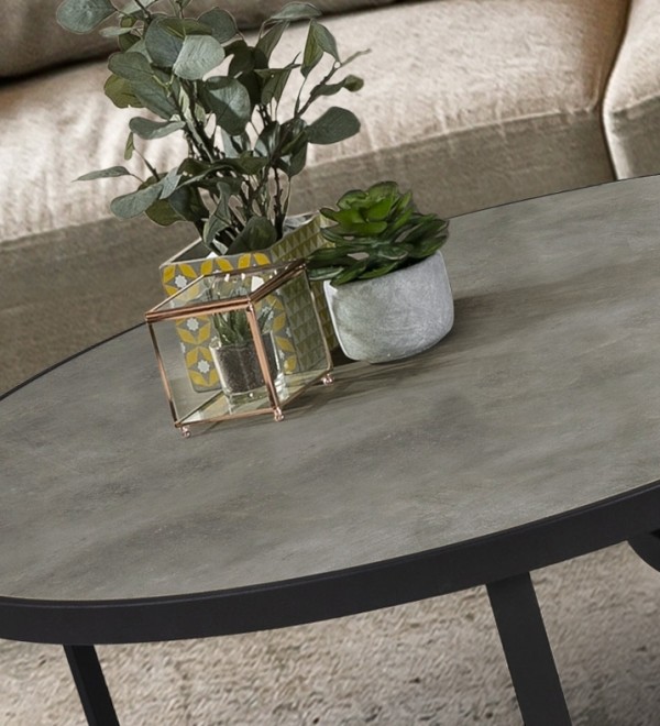 Комплект приставных столиков Naira черный / серый