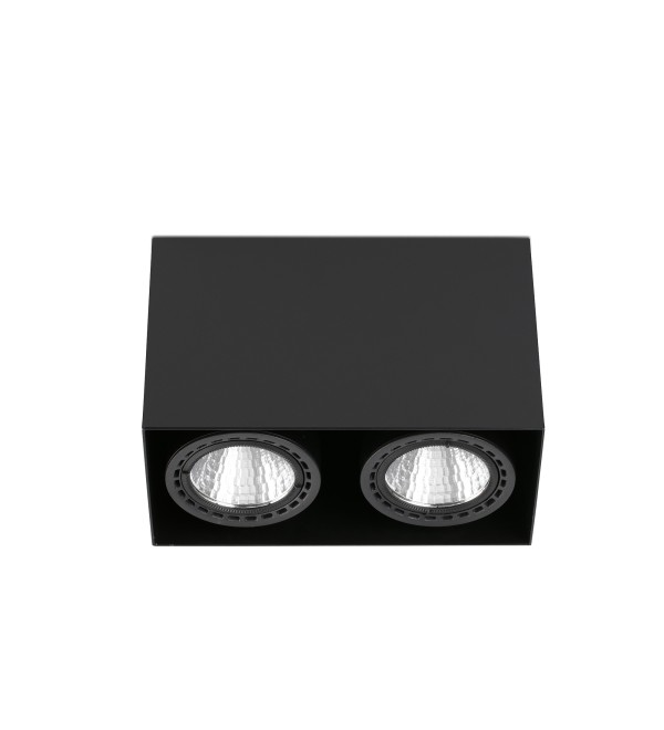 Накладной светильник Teko 2 черный LED 24-36W 4000K 56º