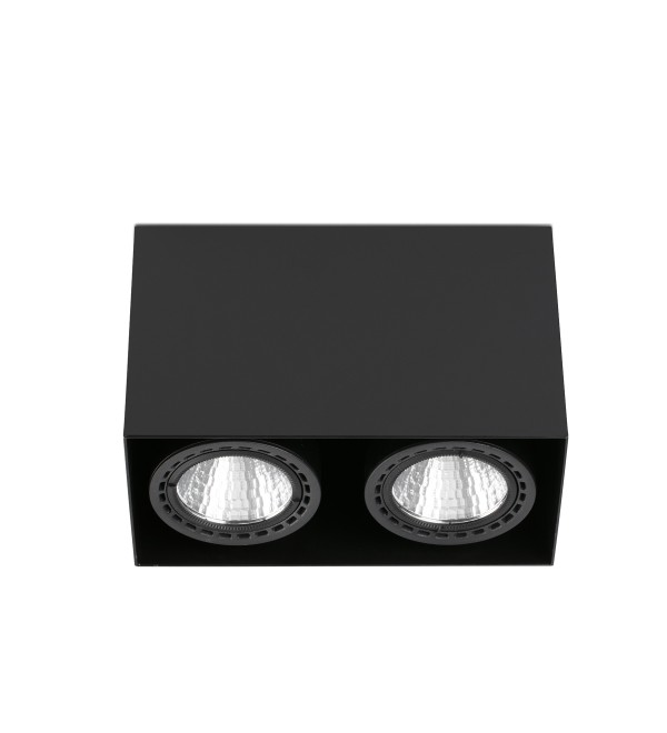 Накладной светильник Teko 2 черный LED 24-36W 4000K 56º