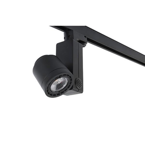 Черный трековый прожектор Nano Cylinder LED 12W 4000K 56° 1525