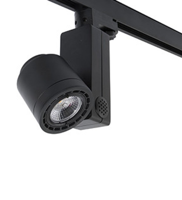 Черный трековый прожектор Nano Cylinder LED 12W 4000K 56° 1525