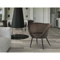 Ozome Кресло из коричневого бархата