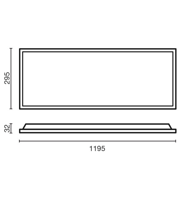 BACKLIGHT Встраиваемый светильник 595x595 UGR<19 36W 4000K 90°