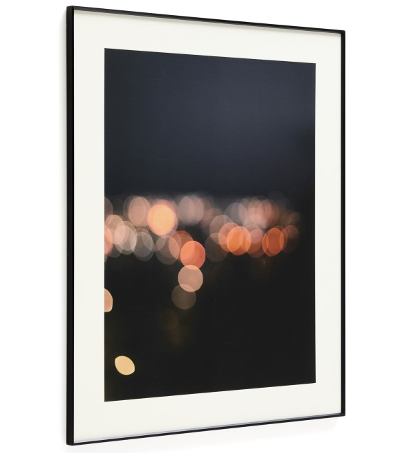 Картина Zavira с фотографией огней Барселоны 50 x 70 см