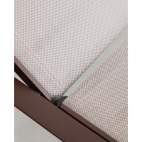 Шезлонг Capraia из коричневого алюминия