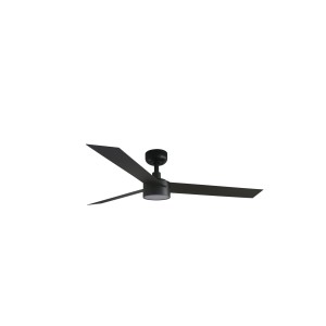 Вентилятор CRUISER L Ш1320mm черный 3 PALAS 18W LED CCT DIM