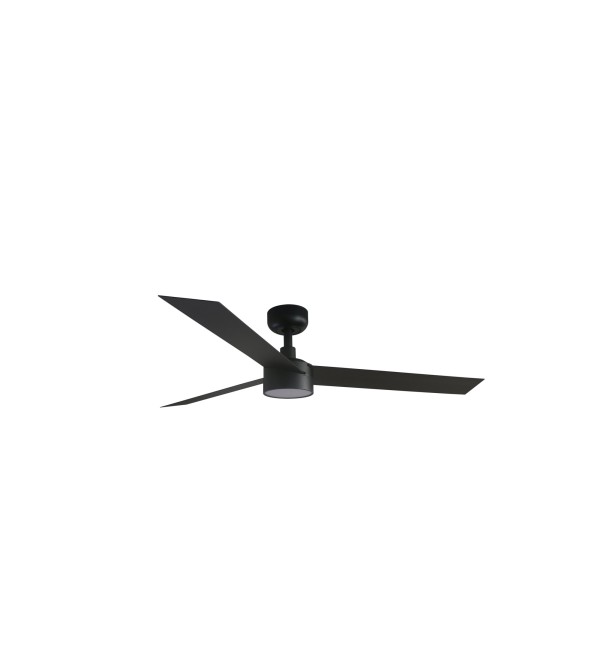 Вентилятор CRUISER L Ш1320mm черный 3 PALAS 18W LED CCT DIM