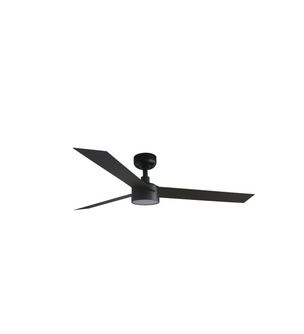 Вентилятор CRUISER L Ш1320mm черный 3 PALAS 18W LED CCT DIM
