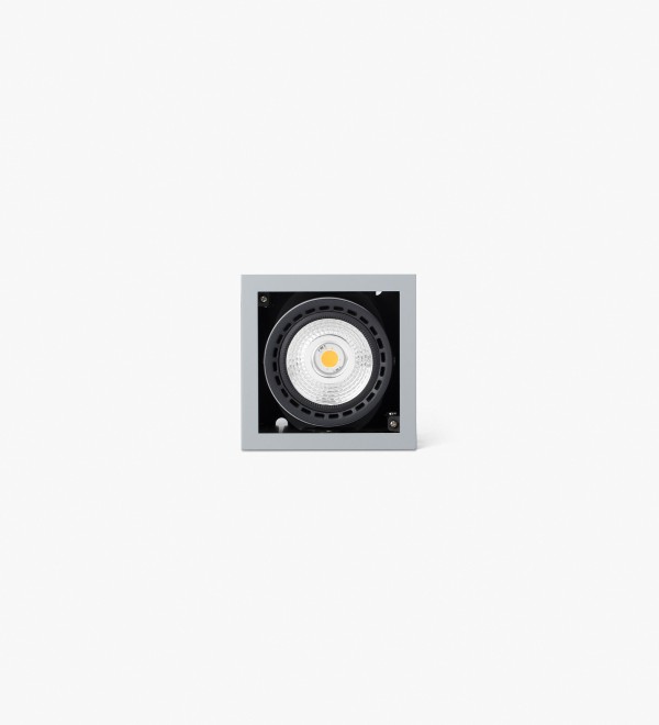 Встраиваемый светильник mini Colin-1 серый LED CRI95 18-25W 4000K 56°