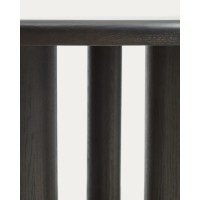 Овальный стол Mailen из шпона ясеня с темной отделкой, Ø 180 x 105 см