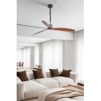 Потолочный вентилятор Deco Fan черный/деревянный