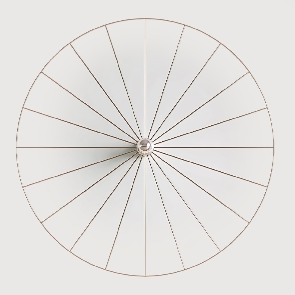 Бра Wheel 90 см хром + цоколь 20 см хром