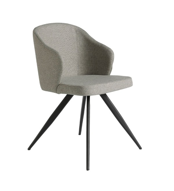 Стул F3208-GRIS /4057 черные ножки